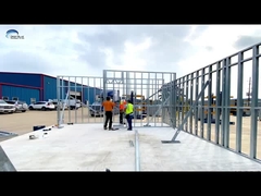 Casa prefabbricata da 2 camere da letto con sistema di aria condizionata centrale e cabine 2PAC