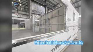 Guarda: Ville modulari per case prefabbricate piatte NZS Granny per vetrina pieghevole